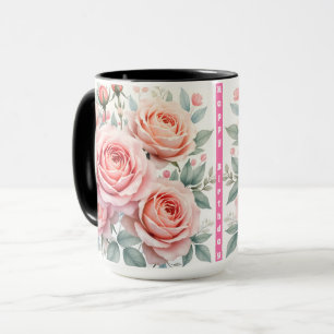 Luxe Roze Rozen Mooie Populaire Collectie Mok