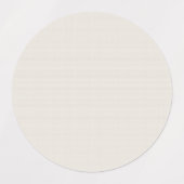 Luxe Roze Toile Waterdichte Label (Design 2)