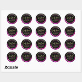 Luxe Roze Zwart Zebra Print Body Butter Labels (Vel)
