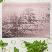 Luxe rozen goud theedoek (Gevouwen)