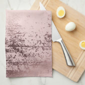 Luxe rozen goud theedoek (Quarter Fold)