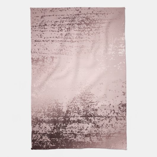 Luxe rozen goud theedoek (Verticaal)