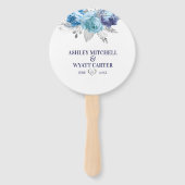 Luxe Rozen Handwaaier (Voorkant)