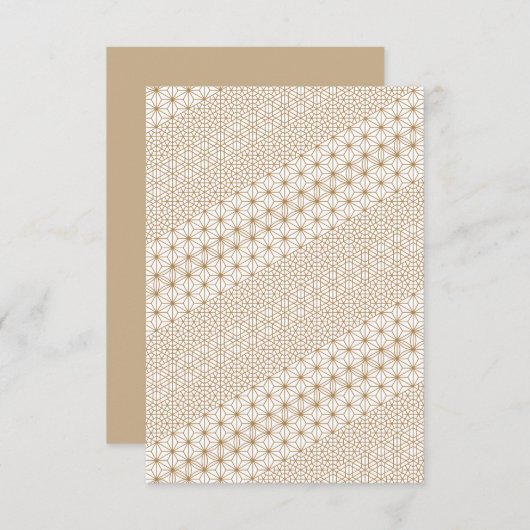 Luxe RSVP Kaartje (Voorkant / Achterkant)