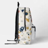 Luxe ruimte raket kinderen rugzak patroon (Links)