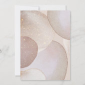 LUXE RUIMTETALK BIRTHDAY PARTIJ INVITATIE KAART (Achterkant)