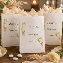 Luxe Rustic Met Pampasgras Bloemen Bedankzakje
