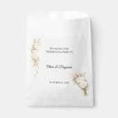 Luxe Rustic Met Pampasgras Bloemen Bedankzakje (Voorkant)