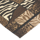 Luxe safari-geïnspireerd – modern wereldwijd patro korte tafelloper (Hoek)
