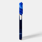 Luxe saffier marmeren rivier Case-Mate iPhone case (Achterkant / Rechts)