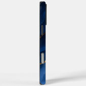 Luxe saffierblauwe marmer Case-Mate iPhone case (Achterkant / Rechts)