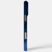 Luxe saffierblauwe marmer Case-Mate iPhone case (Achterkant / Rechts)
