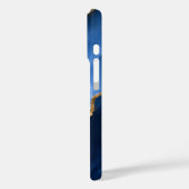 Luxe saffierblauwe marmer Case-Mate iPhone case (Achterkant / Links)
