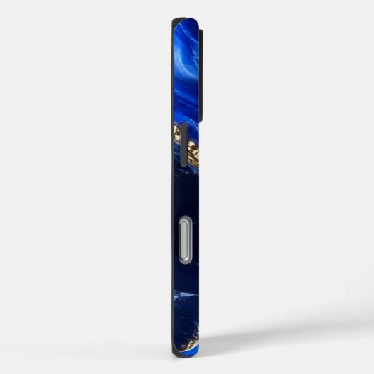 Luxe saffiermarmeren rivier Case-Mate iPhone case (Achterkant / Rechts)