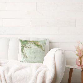 LUXE SAGE ABSTRACTE MARBLE CUSHION KUSSEN
