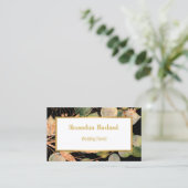 LUXE SAGE GREEN EUCALYPTUS GOLD BLACK VISITEKAARTJE (Staand voorkant)
