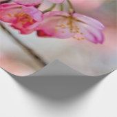 Luxe Sakura-bloemen in de lentuin Cadeaupapier (Hoek)