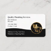 Luxe sanitair service Visitekaartjes (Voorkant)