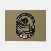 luxe Sauna Cadeau Deurmat (Voorkant)