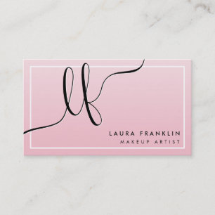 LUXE SCRIPT modern minimaal initiaal logo Visitekaartje