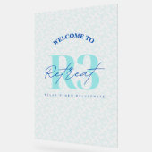 Luxe Self-Care Corporate Event Retreat Welkom Acryl Bord (Hoek)