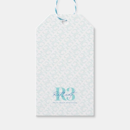 Luxe Self Care Wellness Retreat Corporate Event Cadeaulabel (Voorkant)