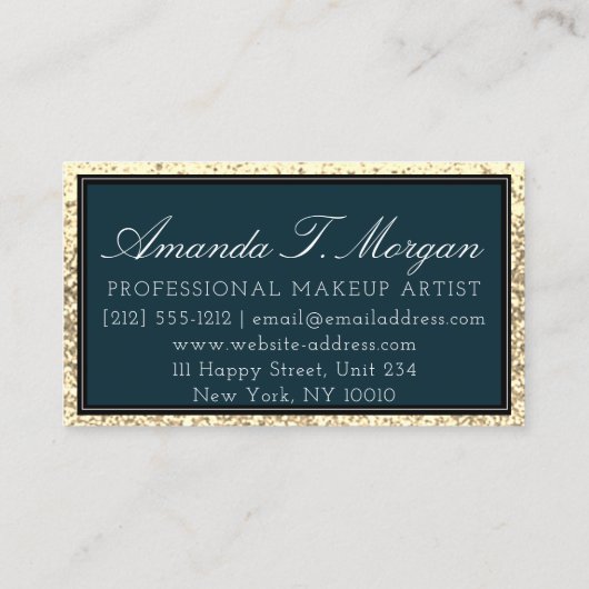 Luxe Services Interior Design Event Planner VIP Visitekaartje (Achterkant)