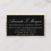 Luxe Services Interior Design Planner Gold Visitekaartje (Achterkant)