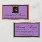 Luxe Services Wedding Event Production Violet Visitekaartje (Voorkant / Achterkant)