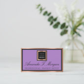 Luxe Services Wedding Event Production Violet Visitekaartje (Staand voorkant)