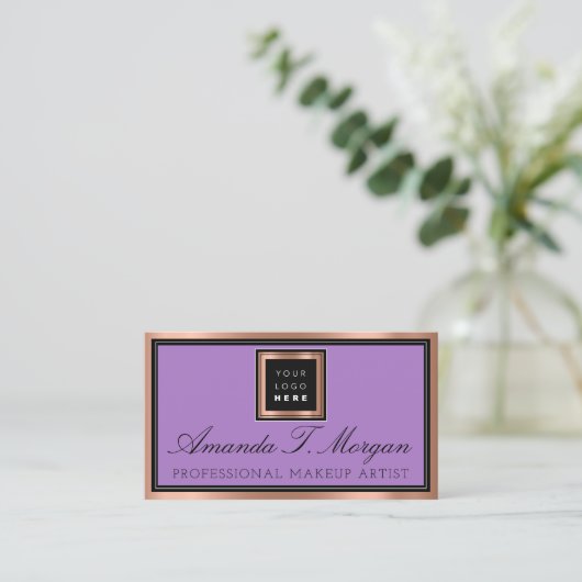 Luxe Services Wedding Event Production Violet Visitekaartje (Staand voorkant)