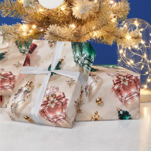 Luxe Sieraden Parfum Kerst Cadeaupapier