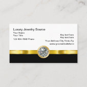 Luxe sieraden Thema Moderne Visitekaartjes (Voorkant)