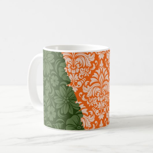 Luxe sierelementen koffiemok (Voorkant links)