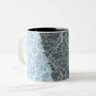 Luxe sierelementen tweekleurige koffiemok