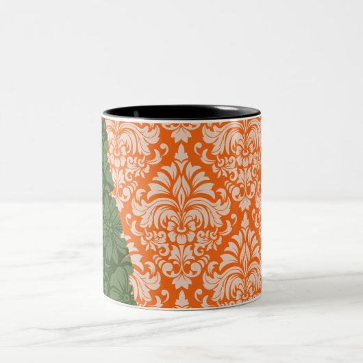 Luxe sierelementen tweekleurige koffiemok (Center)