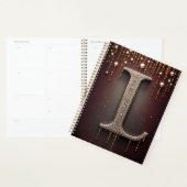 Luxe sierletter L monogram met glitters Planner (Display)