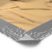 Luxe Silver-grens lijst aangepast poster foto (Hoek)