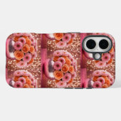 Luxe Sinaasappel Flowers iPhone 16 Hoesje (Achterkant (horizontaal))