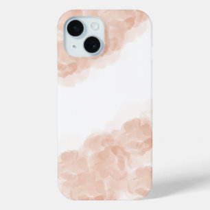 Luxe Sinaasappel Magic Roos Waterverf Abstracte ku iPhone 15 Case