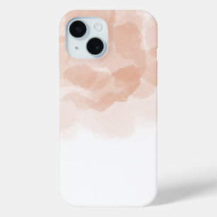 Luxe Sinaasappel Magic Roos Waterverf Abstracte ku iPhone 15 Case
