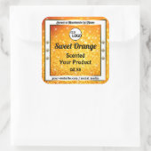 Luxe Sinaasappel Sparkle Glitter Product Labels Lo (Tas)