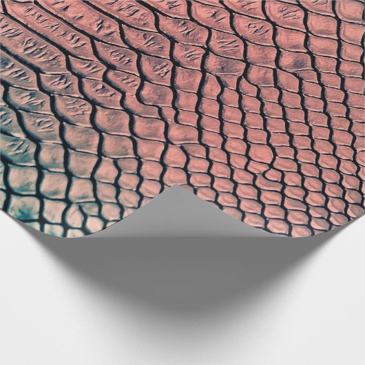 Luxe slangenhuidtextuur backaardtextuur, leest cadeaupapier (Hoek)
