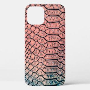 Luxe slangenhuidtextuur backaardtextuur, leest Case-Mate iPhone case