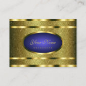 Luxe slangenpatroon met Gold Effect Professional Visitekaartje (Voorkant)