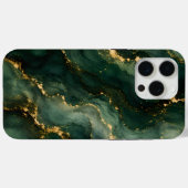 Luxe Smaragd Marmer met Gouden Aders Case-Mate iPhone Case (Achterkant (horizontaal))