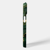 Luxe Smaragd Marmer met Gouden Aders Case-Mate iPhone Case (Achterkant / Rechts)