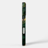 Luxe Smaragd Marmer met Gouden Aders Case-Mate iPhone Case (Achterkant / Rechts)