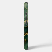 Luxe Smaragd Marmer met Gouden Aders Case-Mate iPhone Case (Achterkant / Links)