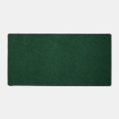 Luxe smaragdgroene fluwelen look stijlvol bureaumat (Voorkant)